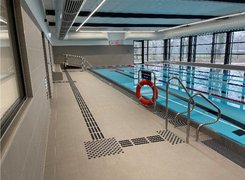 Quelle: Stadt Löhne/Kristof Hohlfeld Das Bild zeigt das fertige Lernschwimmbecken in Löhne.